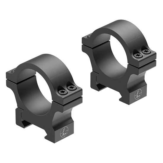 LEU OPEN RANGE CROSS SLOT RINGS 30MM LOW MATT - Optic Accessories